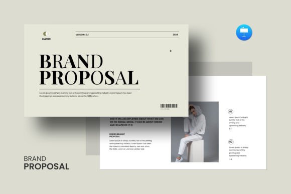 Download Brand Proposal Keynote Template - Keynote template Collection