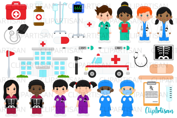 Download Doctor and Nurse Clipart, Hospital - Hospital Collection