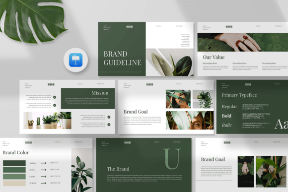 Download Brand Guideline - Keynote Template - Keynote template Collection
