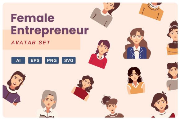 Download Female Entrepreneur Avatar - Entrepreneur Collection