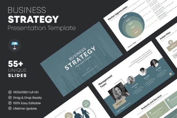 Download Business Strategy Keynote Template - Keynote template Collection