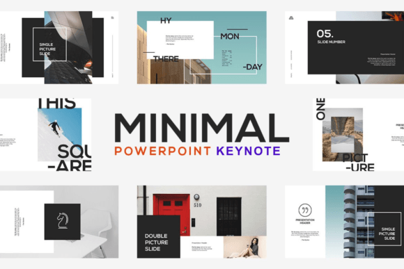 Download Minimal PowerPoint and Keynote Template - Keynote template Collection