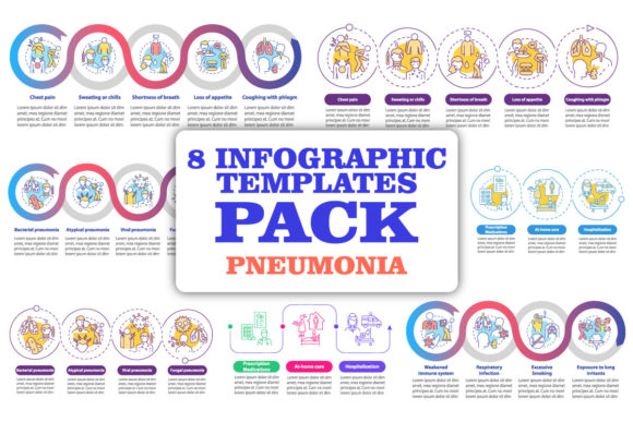 Download Pneumonia Categorization Infographic Set - Pneumonia Collection