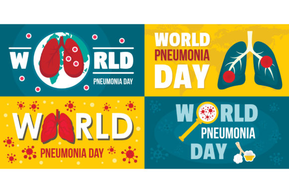 Download World Pneumonia Day Banner Set - Pneumonia Collection