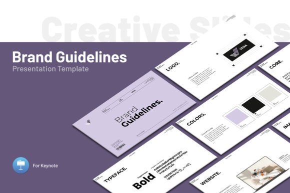 Download Brand Guideline Keynote Template - Keynote template Collection