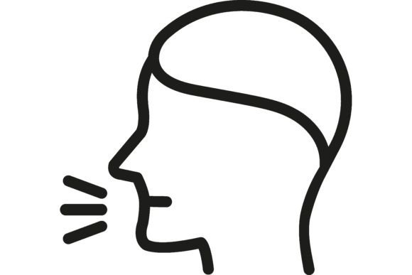 Download Cough Line Icon. Patient, Pneumonia, All - Pneumonia Collection